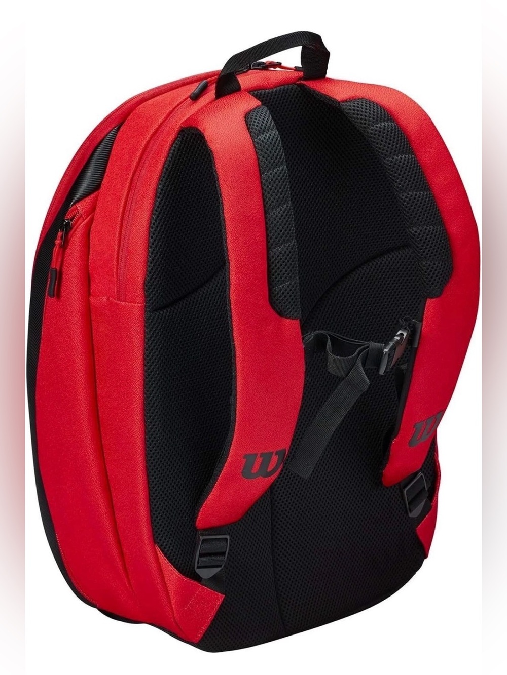 Wilson Roger Federer DNA Pro Tennis Backpack Red/Black Racquet Bag Sport Unisex - Picture 4 of 16
